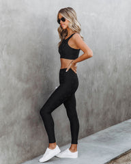 All Set High Rise Legging - Black