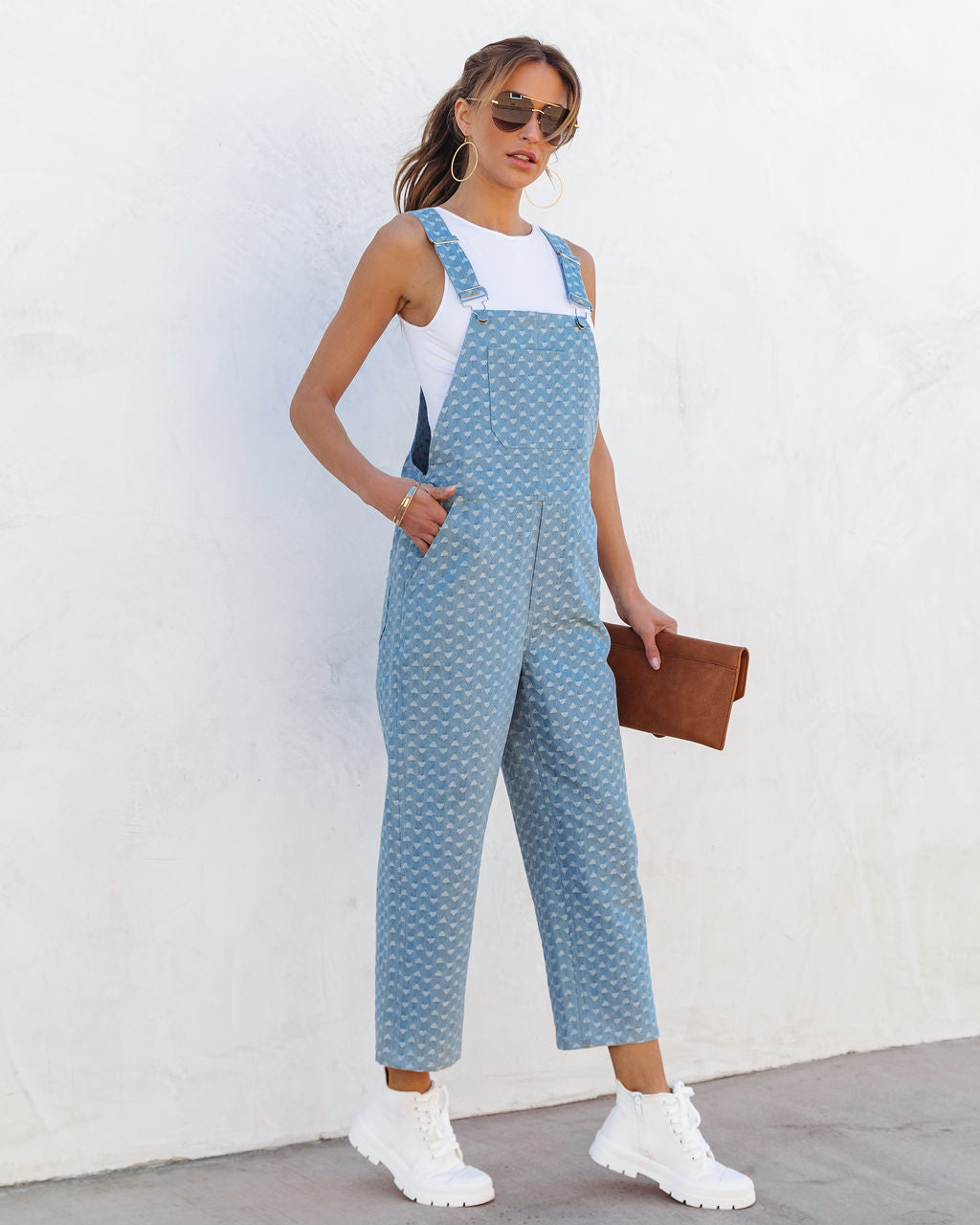 Billion Hearts Denim Jumpsuit