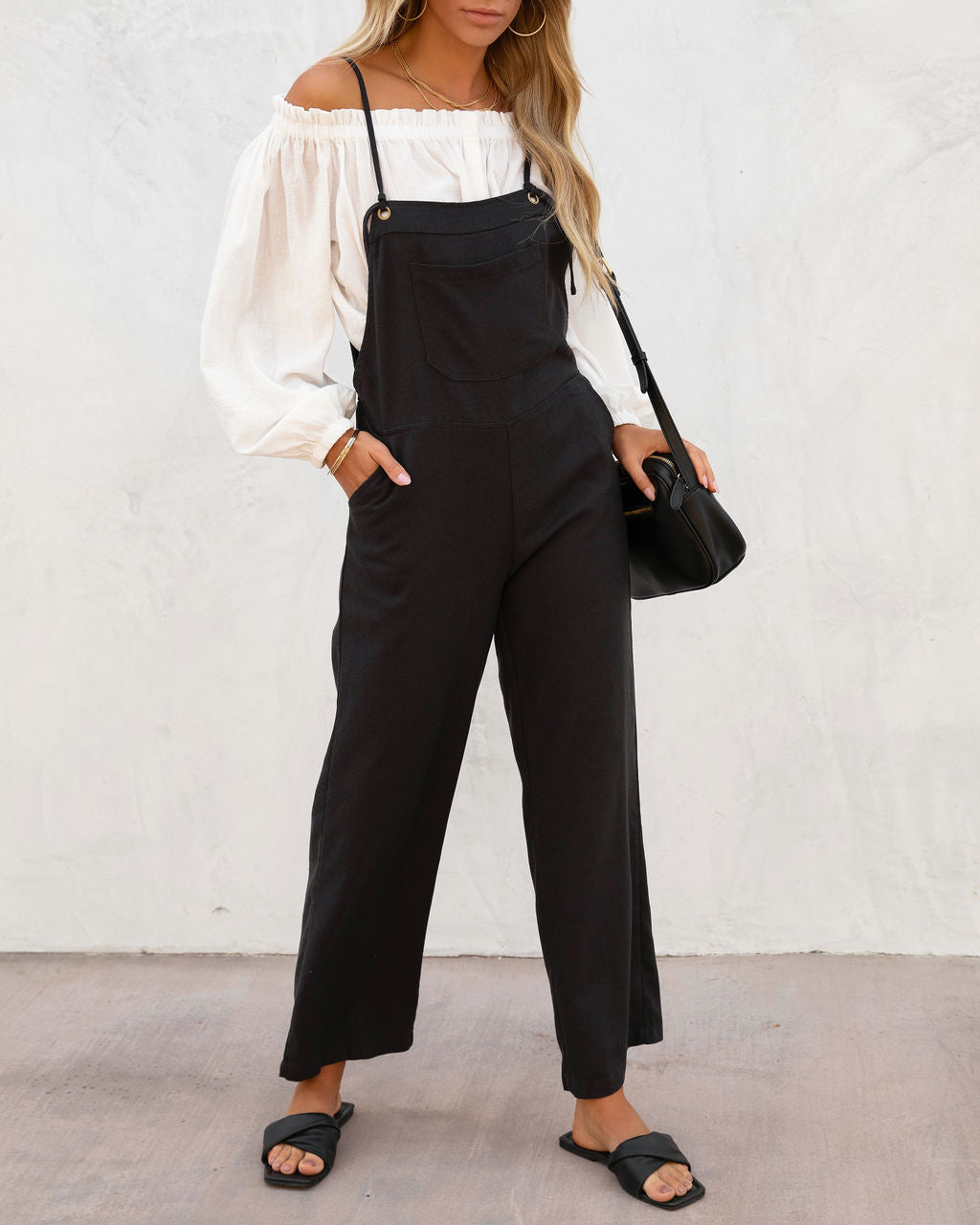 Boardwalk Adventures Pocketed Jumpsuit - Black