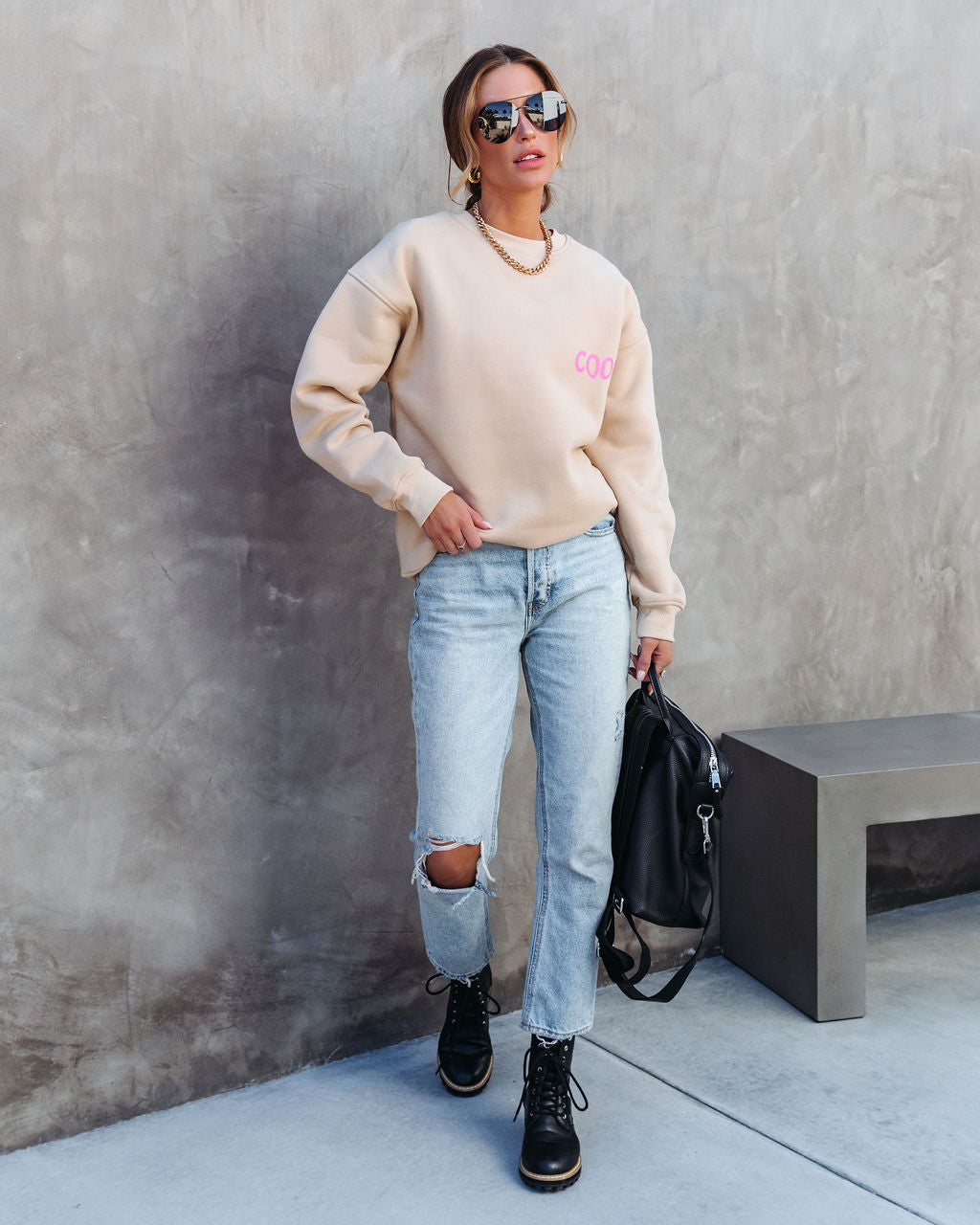 Coolness Sweatshirt - Taupe 