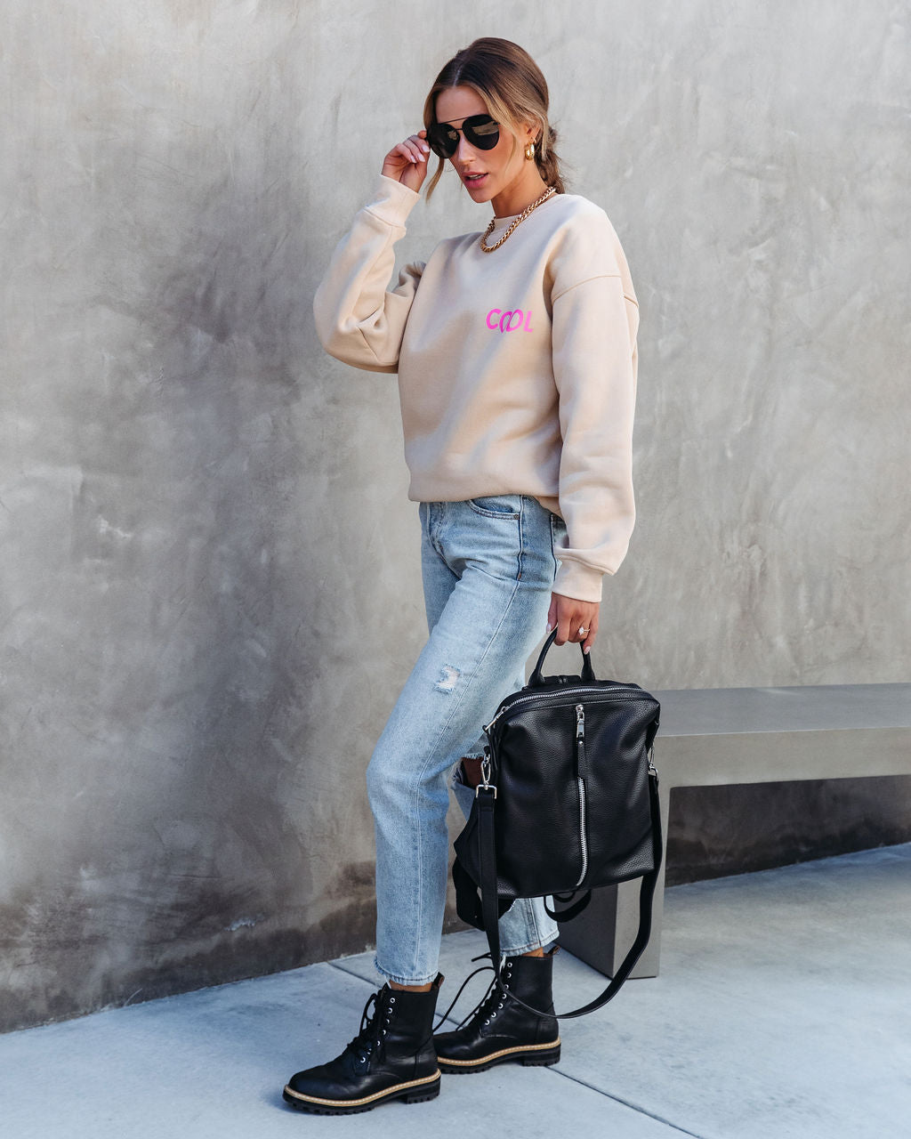 Coolness Sweatshirt - Taupe 