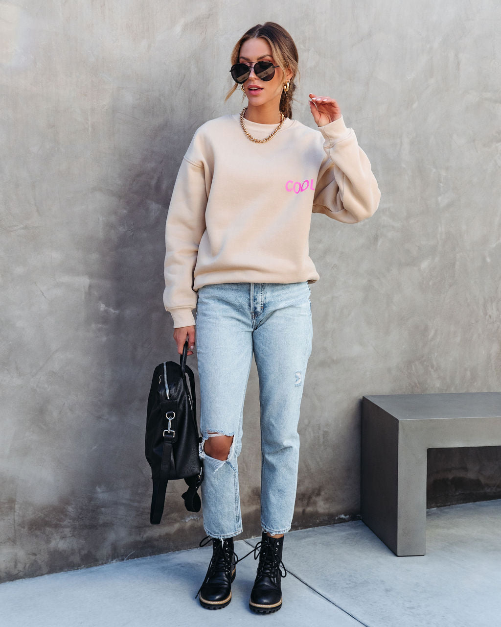 Coolness Sweatshirt - Taupe 