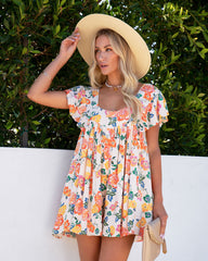 Drita Pocketed Floral Romper