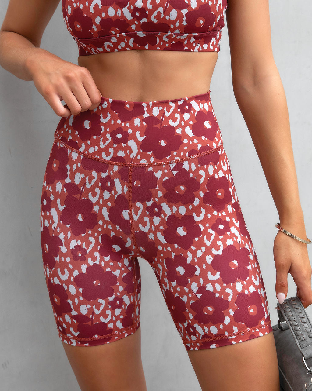 Floral Spice Biker Shorts